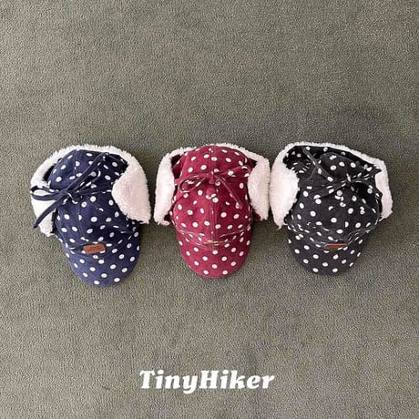 tinyhiker/38. dot ear warmer cap FREE