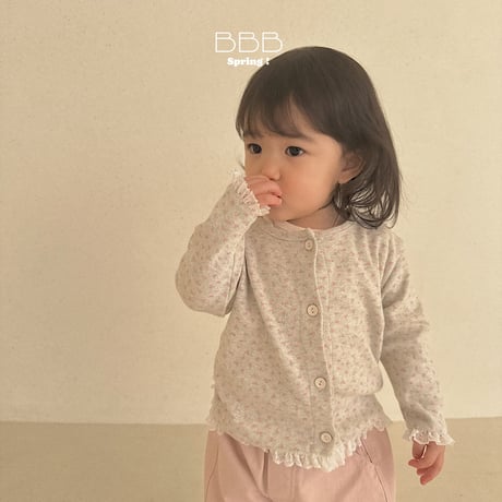 bellabambina/61. bebe flower cardigan 12M-S