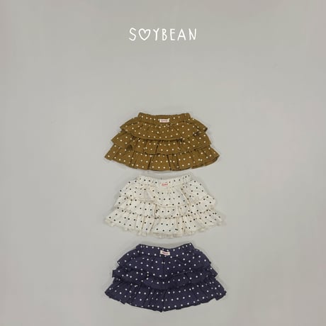 soybean/119. plan ) dot kangkang skirt XS-XL