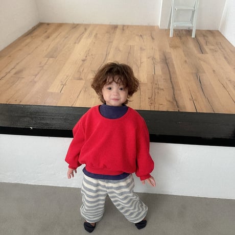digreen/3. Deep U-Neck Sweatshirt S-2XL