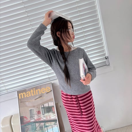 matilda/135. off shorder knit 15-19