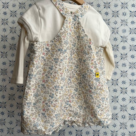 gou/143. B-pattern overalls  2(6-12M)-3(12-18M)