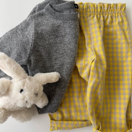 aosta/6. [Knit Cashmere Cardigan] S(1-2Y)-L(3-5Y)