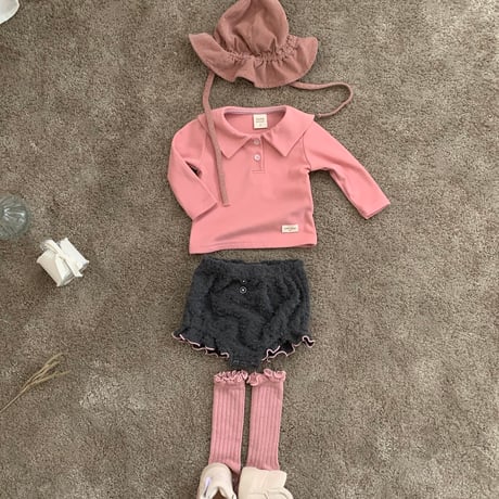 bebeholic/34. collar T-shirt S(3-6M)-XL(18-24M)