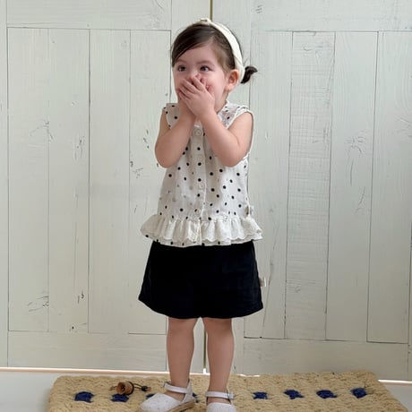 aiai/21. lovely dot updown set S(6M-2Y)-XL(4-5Y)