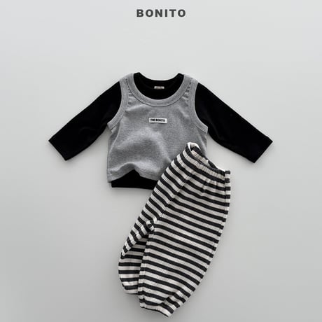 bonito/123. waffle jogger pants 6M-18M