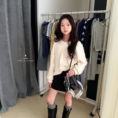 comma/87. open T knit 160-170