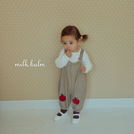 milkbalm/25. apple overalls XS-XL