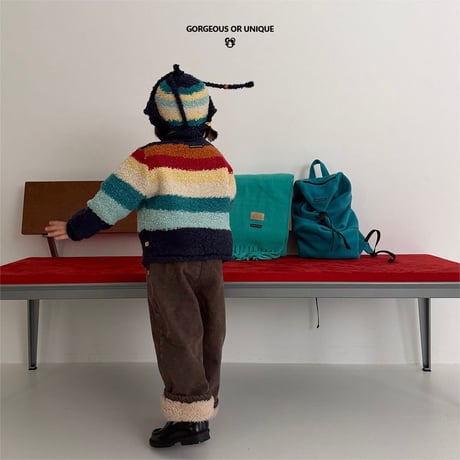 gou/101. colorfully cardigan XS(2-3Y)-XL(6-7Y)