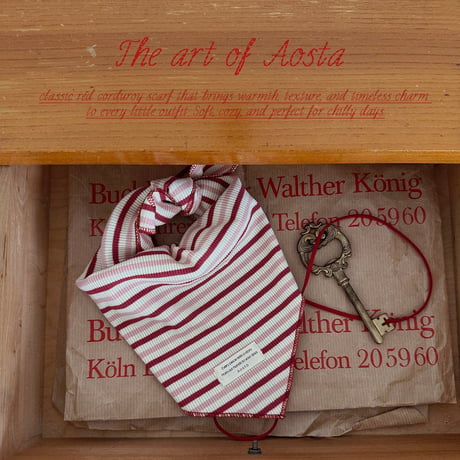aosta/60. [Crayon Scarf] FREE