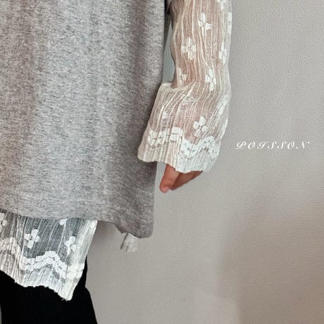 poisson/17. lace blouse S-XL