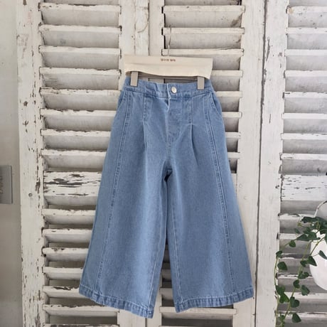 monatelier/4. denim pants S-2XL