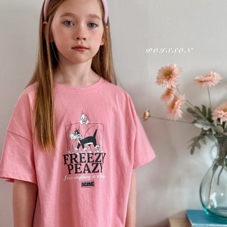 poisson/45. roonie graphic T-shirt S-XL