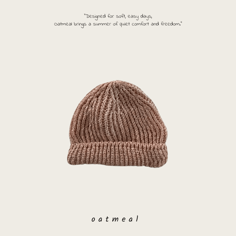 oatmeal/2. linen beanie FREE
