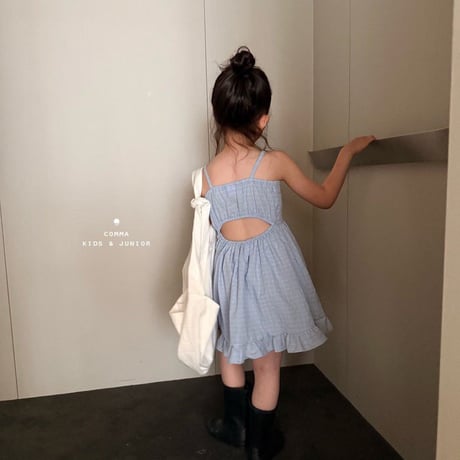 comma/210. check back open one-piece 160-170
