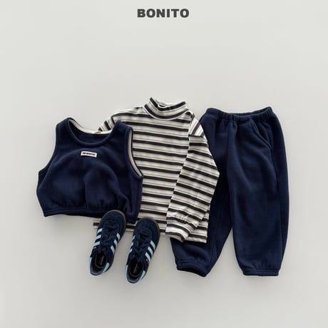 bonito/80. bisket vest updown set 12M-XL