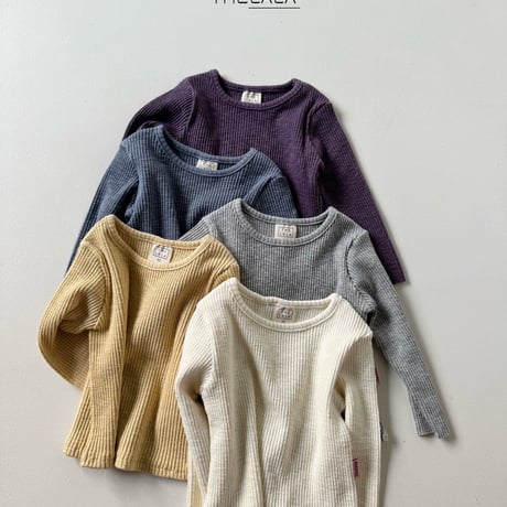 thelala/19. stretchy golgi T-shirt XS-XL