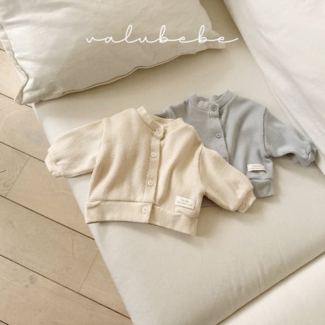 valubebe/27. tokyo waffle cardigan 6M-S