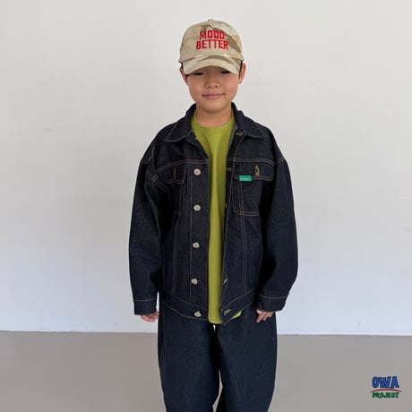 owa/43. stitch denim jacket S-XL