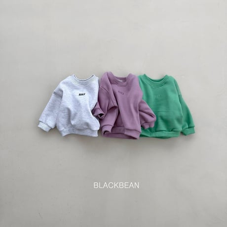 blackbean/32. penut man-to-man S-XL