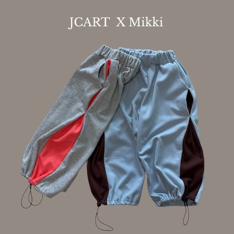 mikki/23. side pin tuck two way pants 2XL-4XL