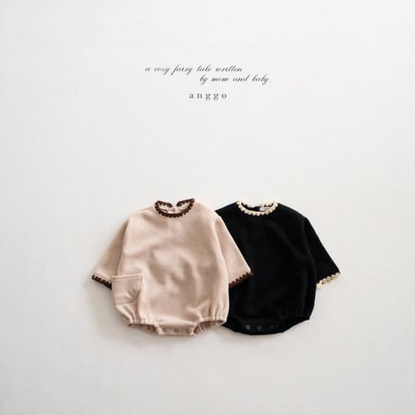anggo/24. (bebe) latte romper 6M-12M