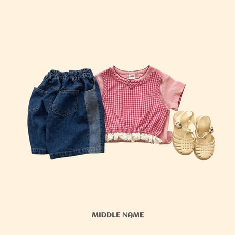 middlename/2. check sleeveless blouse JS-JM