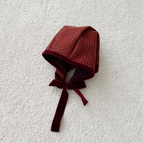 urbanrabbit/2. Classic Check Bonnet FREE