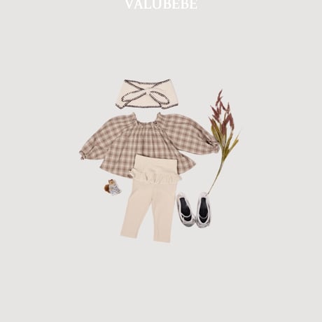 valubebe/19. check smoke blouse 6M-S