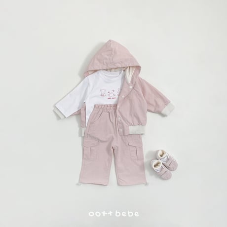 oottbebe/60. teddy cargo pants XS(1-2Y)-XL(6-7Y)