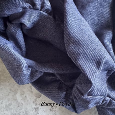 bunnypowder/211. denim bullon pants 2XL-4XL