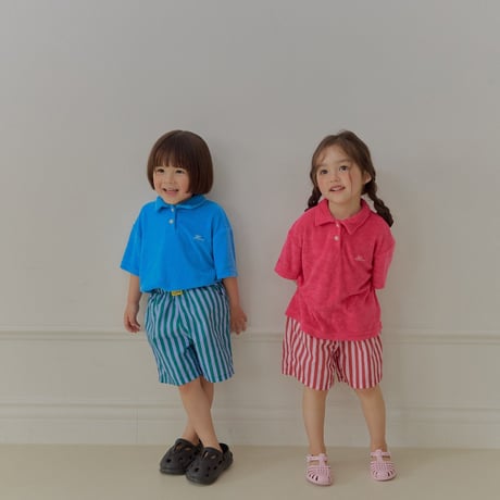 hans/11. terry collar T-shirt XS-XL
