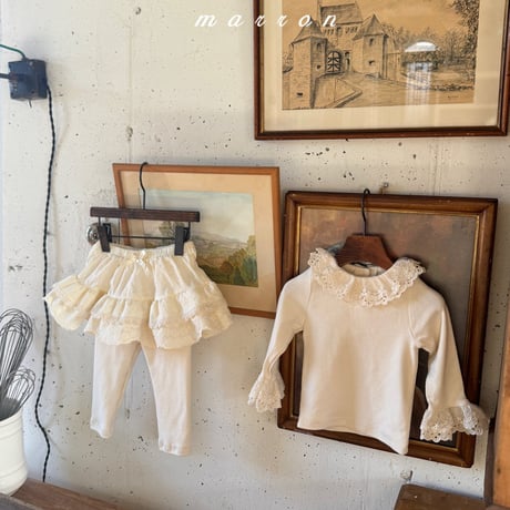 marron/29. lace tutu skirt leggings XS-L