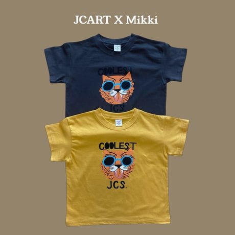 mikki/21. sunglasses tiger half t T-shirt 2XL-4XL