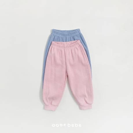 oottbebe/49. lettering waffle updown set XS(1-2Y)-XL(6-7Y)