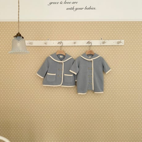 monbebe/12. hand made sailer suit S(3-12M)-M(12-24M)