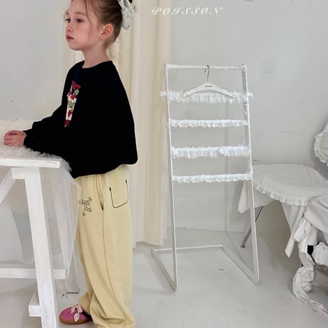 poisson/61. ribbon embroidery pants JS-JM