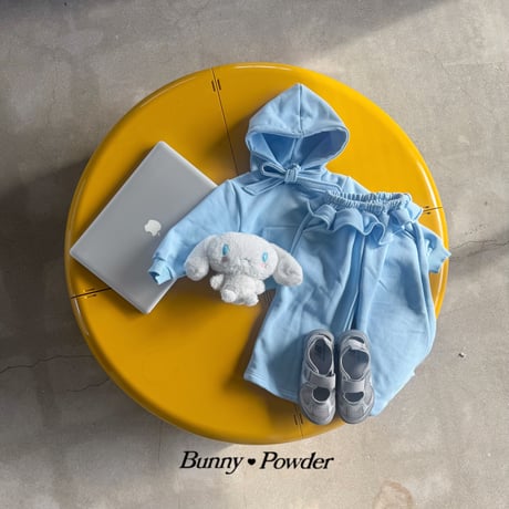 bunnypowder/126. ribbon hood man-to-man 2XL-4XL