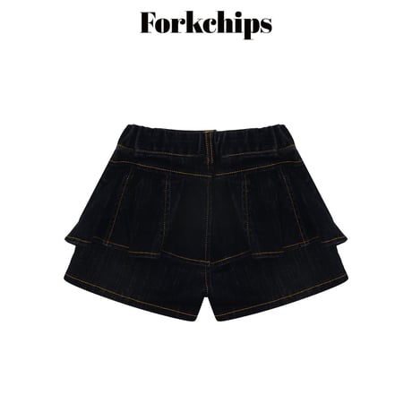 forkchips/3. velvet flare half pants M-XL