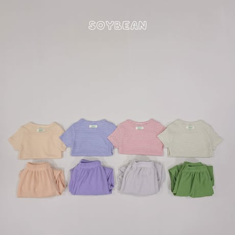 soybean/90. plan ) choco updown set XS-XL