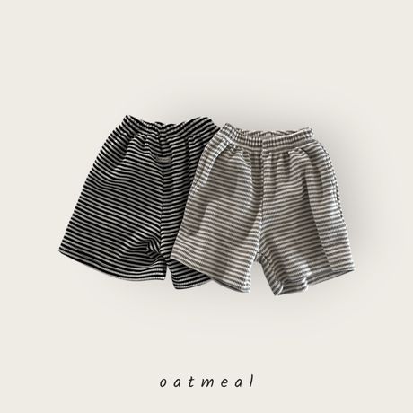 oatmeal/10. mini st half pants XS-XL