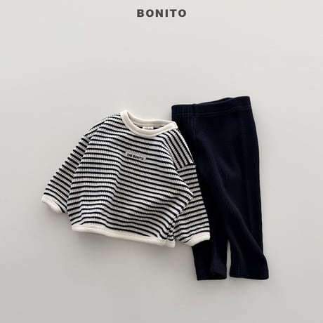 bonito/124. waffle set leggings 6M-18M