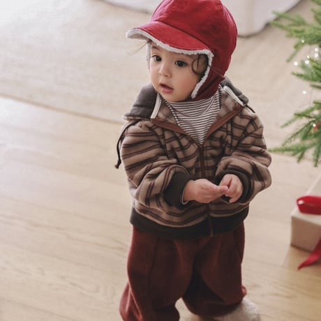 onu/33. milk soda hood zipup BABY(12M)-XL(6-7Y)