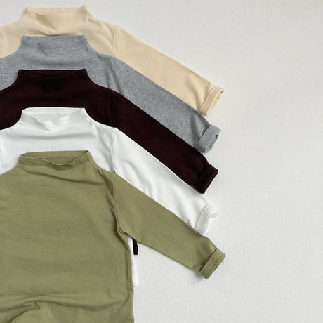 minirobe/12. Blossom Half Turtleneck Tee S-XL