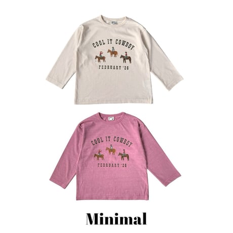 minimal/40. cow boy T-shirt JS-JM