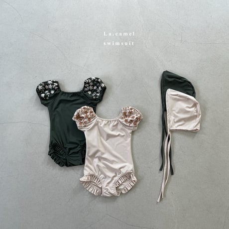 lacamel/30. basic swim hat BEBE(1-4Y)-KIDS(5-7Y)