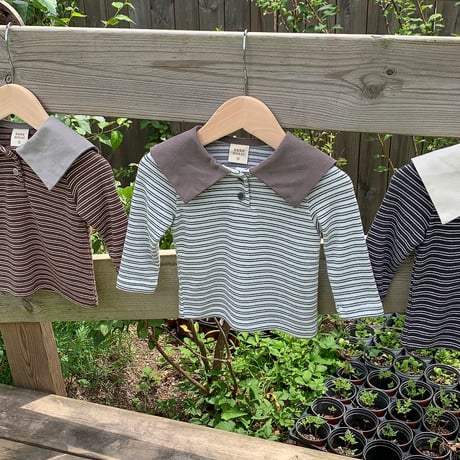 bebeholic/39. kenny collar T-shirt S(3-6M)-XL(18-24M)