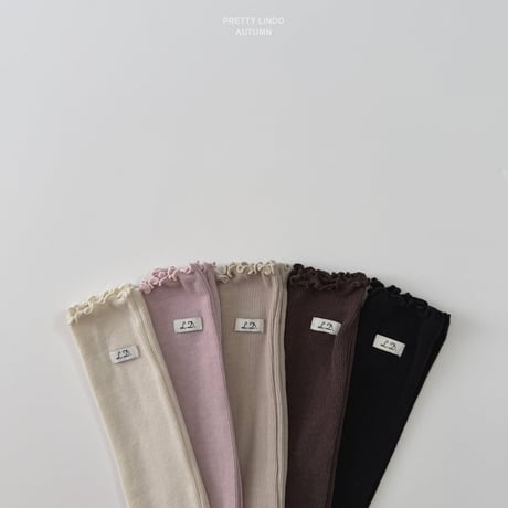 lindo/49. soft golgi long socks FREE