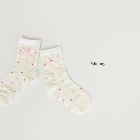 vbunny/75. dot socks set M(130-150)-XL(180-210)