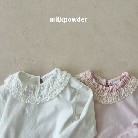 milkpowder/21. collar T-shirt 5-11